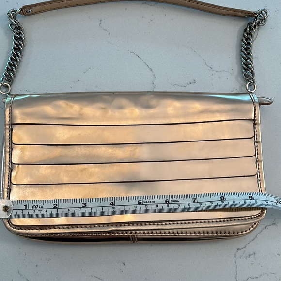 Maria Sharapova by Cole Haan rose gold clutch with detachable chain - Picture 8 of 9